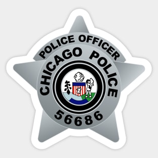 CHICAGO P.D. - BADGE - 56686 - POLICE OFFICER - KIM BURGESS Sticker